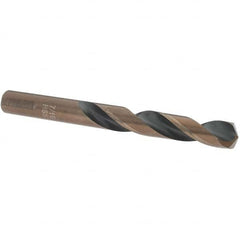 Import - 7/16" High Speed Steel, 135° Point, Round with Flats Shank Maintenance Drill Bit - USA Tool & Supply