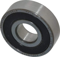SKF - 10mm Bore Diam, 26mm OD, Double Seal Deep Groove Radial Ball Bearing - 8mm Wide, 1 Row, Round Bore, 1,960 Nm Static Capacity, 4,750 Nm Dynamic Capacity - USA Tool & Supply