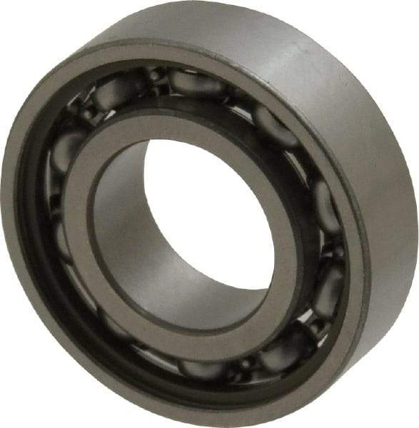 SKF - 17mm Bore Diam, 35mm OD, Open Deep Groove Radial Ball Bearing - 10mm Wide, 1 Row, Round Bore, 3,250 Nm Static Capacity, 6,370 Nm Dynamic Capacity - USA Tool & Supply