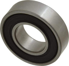 SKF - 17mm Bore Diam, 35mm OD, Double Seal Deep Groove Radial Ball Bearing - 10mm Wide, 1 Row, Round Bore, 3,250 Nm Static Capacity, 6,370 Nm Dynamic Capacity - USA Tool & Supply