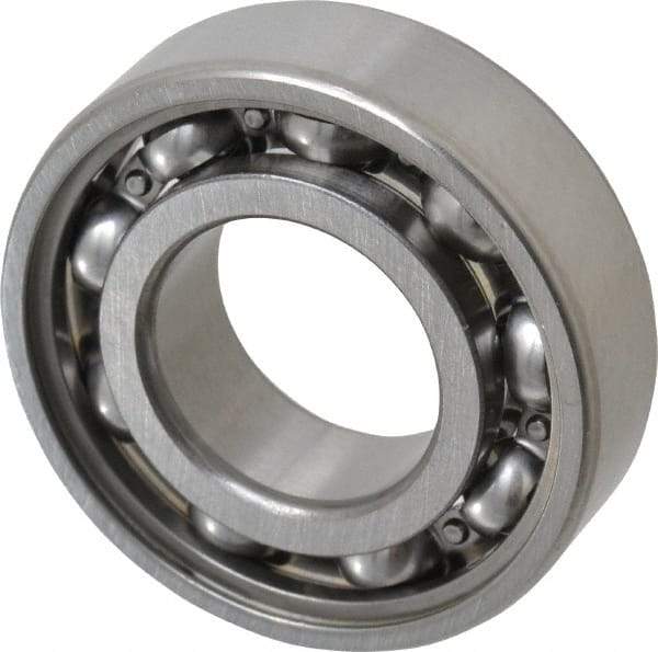 SKF - 20mm Bore Diam, 42mm OD, Open Deep Groove Radial Ball Bearing - 12mm Wide, 1 Row, Round Bore, 5,000 Nm Static Capacity, 9,950 Nm Dynamic Capacity - USA Tool & Supply