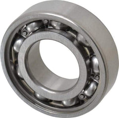 SKF - 20mm Bore Diam, 42mm OD, Open Deep Groove Radial Ball Bearing - 12mm Wide, 1 Row, Round Bore, 5,000 Nm Static Capacity, 9,950 Nm Dynamic Capacity - USA Tool & Supply