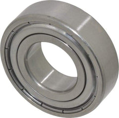 SKF - 20mm Bore Diam, 42mm OD, Double Shield Deep Groove Radial Ball Bearing - 12mm Wide, 1 Row, Round Bore, 5,000 Nm Static Capacity, 9,950 Nm Dynamic Capacity - USA Tool & Supply