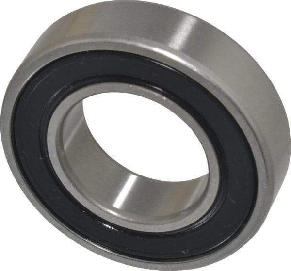 SKF - 25mm Bore Diam, 47mm OD, Double Seal Deep Groove Radial Ball Bearing - 12mm Wide, 1 Row, Round Bore, 6,550 Nm Static Capacity, 11,900 Nm Dynamic Capacity - USA Tool & Supply