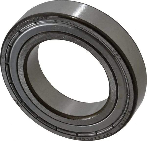 SKF - 45mm Bore Diam, 75mm OD, Double Shield Deep Groove Radial Ball Bearing - 16mm Wide, 1 Row, Round Bore, 14,600 Nm Static Capacity, 22,100 Nm Dynamic Capacity - USA Tool & Supply