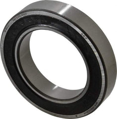 SKF - 60mm Bore Diam, 95mm OD, Double Seal Deep Groove Radial Ball Bearing - 18mm Wide, 1 Row, Round Bore, 23,200 Nm Static Capacity, 30,700 Nm Dynamic Capacity - USA Tool & Supply