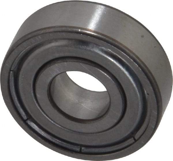 SKF - 8mm Bore Diam, 22mm OD, Double Shield Deep Groove Radial Ball Bearing - 7mm Wide, 1 Row, Round Bore, 1,370 Nm Static Capacity, 3,450 Nm Dynamic Capacity - USA Tool & Supply