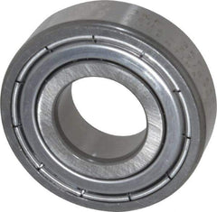 SKF - 15mm Bore Diam, 35mm OD, Double Shield Deep Groove Radial Ball Bearing - 11mm Wide, 1 Row, Round Bore, 3,750 Nm Static Capacity, 8,060 Nm Dynamic Capacity - USA Tool & Supply