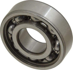 SKF - 17mm Bore Diam, 40mm OD, Open Deep Groove Radial Ball Bearing - 12mm Wide, 1 Row, Round Bore, 4,750 Nm Static Capacity, 9,950 Nm Dynamic Capacity - USA Tool & Supply