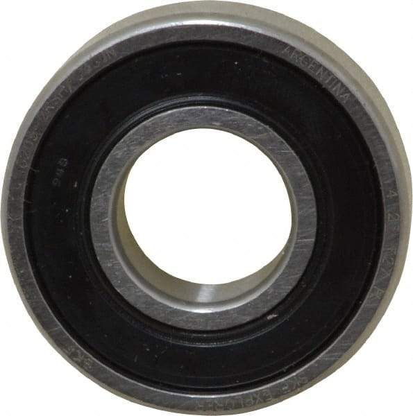 SKF - 17mm Bore Diam, 40mm OD, Double Seal Deep Groove Radial Ball Bearing - 12mm Wide, 1 Row, Round Bore, 4,750 Nm Static Capacity, 9,950 Nm Dynamic Capacity - USA Tool & Supply