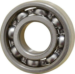 SKF - 20mm Bore Diam, 47mm OD, Open Deep Groove Radial Ball Bearing - 14mm Wide, 1 Row, Round Bore, 6,550 Nm Static Capacity, 13,500 Nm Dynamic Capacity - USA Tool & Supply