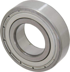 SKF - 25mm Bore Diam, 52mm OD, Double Shield Deep Groove Radial Ball Bearing - 15mm Wide, 1 Row, Round Bore, 7,800 Nm Static Capacity, 14,800 Nm Dynamic Capacity - USA Tool & Supply