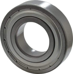 SKF - 30mm Bore Diam, 62mm OD, Double Shield Deep Groove Radial Ball Bearing - 16mm Wide, 1 Row, Round Bore, 11,200 Nm Static Capacity, 20,300 Nm Dynamic Capacity - USA Tool & Supply