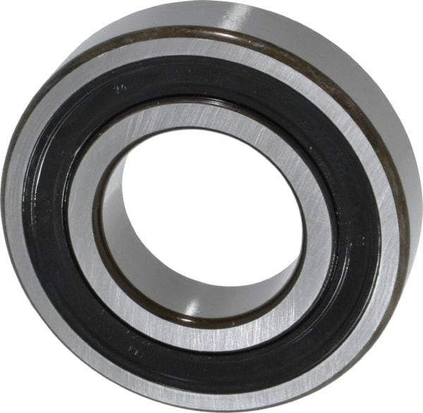 SKF - 35mm Bore Diam, 72mm OD, Double Seal Deep Groove Radial Ball Bearing - 17mm Wide, 1 Row, Round Bore, 15,300 Nm Static Capacity, 27,000 Nm Dynamic Capacity - USA Tool & Supply