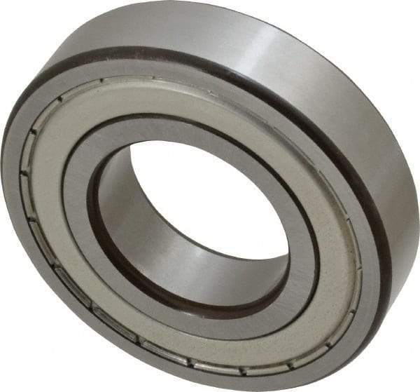 SKF - 35mm Bore Diam, 72mm OD, Double Shield Deep Groove Radial Ball Bearing - 17mm Wide, 1 Row, Round Bore, 15,300 Nm Static Capacity, 27,000 Nm Dynamic Capacity - USA Tool & Supply