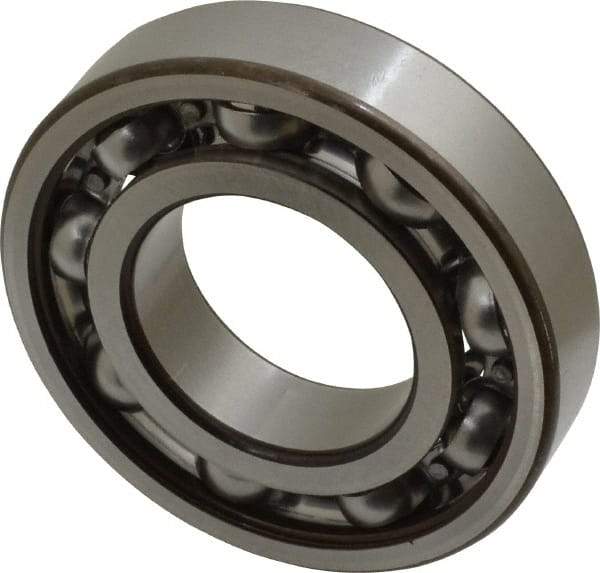 SKF - 40mm Bore Diam, 80mm OD, Open Deep Groove Radial Ball Bearing - 18mm Wide, 1 Row, Round Bore, 19,000 Nm Static Capacity, 32,500 Nm Dynamic Capacity - USA Tool & Supply