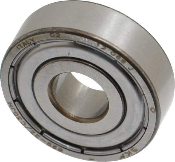 SKF - 9mm Bore Diam, 26mm OD, Double Shield Deep Groove Radial Ball Bearing - 8mm Wide, 1 Row, Round Bore, 1,960 Nm Static Capacity, 4,750 Nm Dynamic Capacity - USA Tool & Supply