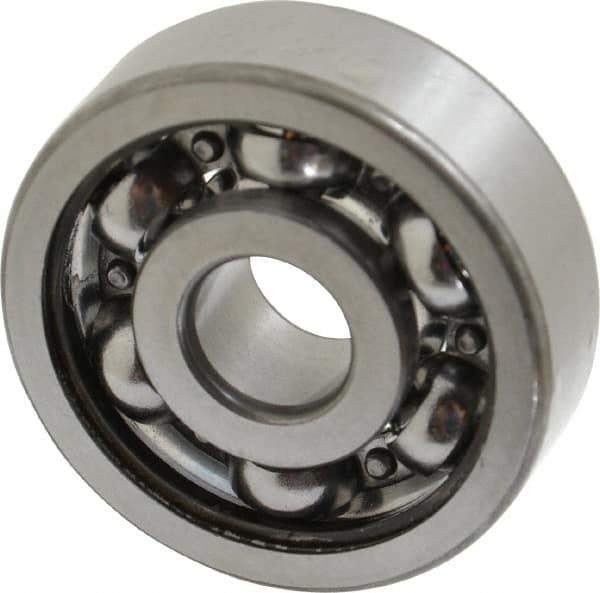 SKF - 10mm Bore Diam, 35mm OD, Open Deep Groove Radial Ball Bearing - 11mm Wide, 1 Row, Round Bore, 3,400 Nm Static Capacity, 8,520 Nm Dynamic Capacity - USA Tool & Supply