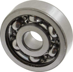 SKF - 10mm Bore Diam, 35mm OD, Open Deep Groove Radial Ball Bearing - 11mm Wide, 1 Row, Round Bore, 3,400 Nm Static Capacity, 8,520 Nm Dynamic Capacity - USA Tool & Supply