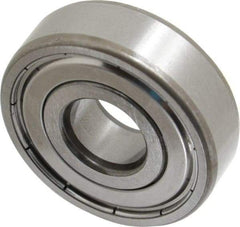 SKF - 15mm Bore Diam, 42mm OD, Double Shield Deep Groove Radial Ball Bearing - 13mm Wide, 1 Row, Round Bore, 5,400 Nm Static Capacity, 11,900 Nm Dynamic Capacity - USA Tool & Supply