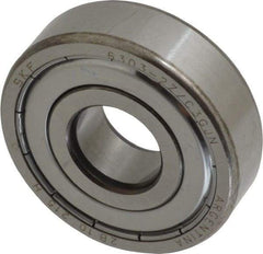 SKF - 17mm Bore Diam, 47mm OD, Double Shield Deep Groove Radial Ball Bearing - 14mm Wide, 1 Row, Round Bore, 6,550 Nm Static Capacity, 14,300 Nm Dynamic Capacity - USA Tool & Supply