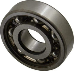 SKF - 20mm Bore Diam, 52mm OD, Open Deep Groove Radial Ball Bearing - 15mm Wide, 1 Row, Round Bore, 7,800 Nm Static Capacity, 16,800 Nm Dynamic Capacity - USA Tool & Supply