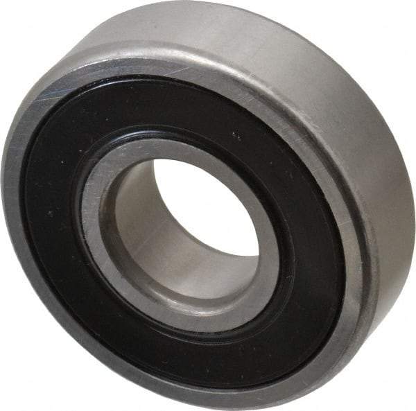SKF - 20mm Bore Diam, 52mm OD, Double Seal Deep Groove Radial Ball Bearing - 15mm Wide, 1 Row, Round Bore, 7,800 Nm Static Capacity, 16,800 Nm Dynamic Capacity - USA Tool & Supply