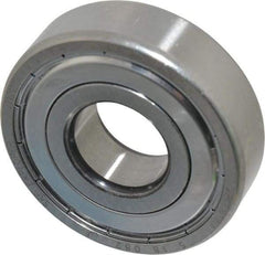 SKF - 20mm Bore Diam, 52mm OD, Double Shield Deep Groove Radial Ball Bearing - 15mm Wide, 1 Row, Round Bore, 7,800 Nm Static Capacity, 16,800 Nm Dynamic Capacity - USA Tool & Supply