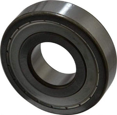 SKF - 30mm Bore Diam, 72mm OD, Double Shield Deep Groove Radial Ball Bearing - 19mm Wide, 1 Row, Round Bore, 16,000 Nm Static Capacity, 29,600 Nm Dynamic Capacity - USA Tool & Supply