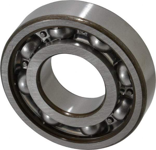 SKF - 40mm Bore Diam, 90mm OD, Open Deep Groove Radial Ball Bearing - 23mm Wide, 1 Row, Round Bore, 24,000 Nm Static Capacity, 42,300 Nm Dynamic Capacity - USA Tool & Supply