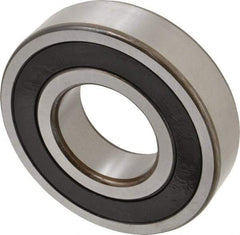 SKF - 50mm Bore Diam, 110mm OD, Double Seal Deep Groove Radial Ball Bearing - 27mm Wide, 1 Row, Round Bore, 38,000 Nm Static Capacity, 65,000 Nm Dynamic Capacity - USA Tool & Supply