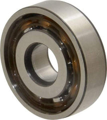 SKF - 10mm Bore Diam, 30mm OD, Open Angular Contact Radial Ball Bearing - 9mm Wide, 1 Row, Round Bore, 3,350 Lb Static Capacity, 7,020 Lb Dynamic Capacity - USA Tool & Supply