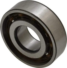 SKF - 15mm Bore Diam, 35mm OD, Open Angular Contact Radial Ball Bearing - 11mm Wide, 1 Row, Round Bore, 4,800 Lb Static Capacity, 8,840 Lb Dynamic Capacity - USA Tool & Supply