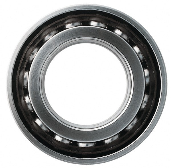 Angular Contact Ball Bearing: 55 mm Bore Dia, 100 mm OD, 21 mm OAW, Without Flange 40 ° Contact Angle, 36,000 lb Static Load, 46,200 lb Dynamic Load