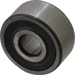 SKF - 10mm Bore Diam, 30mm OD, Double Seal Angular Contact Radial Ball Bearing - 14mm Wide, 2 Rows, Round Bore, 4,300 Lb Static Capacity, 7,610 Lb Dynamic Capacity - USA Tool & Supply