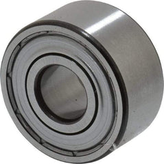 SKF - 12mm Bore Diam, 32mm OD, Double Shield Angular Contact Radial Ball Bearing - 15.9mm Wide, 2 Rows, Round Bore, 5,600 Lb Static Capacity, 10,100 Lb Dynamic Capacity - USA Tool & Supply