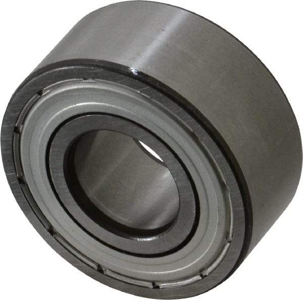 SKF - 17mm Bore Diam, 40mm OD, Double Shield Angular Contact Radial Ball Bearing - 17.5mm Wide, 2 Rows, Round Bore, 8,800 Lb Static Capacity, 14,300 Lb Dynamic Capacity - USA Tool & Supply