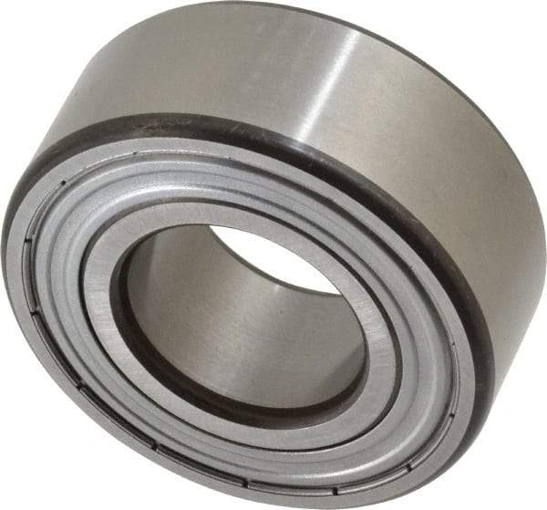 SKF - 25mm Bore Diam, 52mm OD, Double Shield Angular Contact Radial Ball Bearing - 20.6mm Wide, 2 Rows, Round Bore, 14,300 Lb Static Capacity, 20,800 Lb Dynamic Capacity - USA Tool & Supply