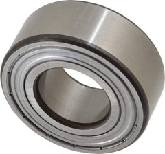 SKF - 25mm Bore Diam, 52mm OD, Double Shield Angular Contact Radial Ball Bearing - 20.6mm Wide, 2 Rows, Round Bore, 14,300 Lb Static Capacity, 20,800 Lb Dynamic Capacity - USA Tool & Supply