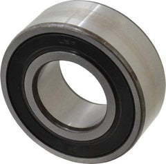 SKF - 35mm Bore Diam, 72mm OD, Double Seal Angular Contact Radial Ball Bearing - 27mm Wide, 2 Rows, Round Bore, 27,500 Lb Static Capacity, 37,700 Lb Dynamic Capacity - USA Tool & Supply