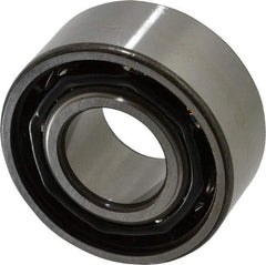 SKF - 35mm Bore Diam, 80mm OD, Open Angular Contact Radial Ball Bearing - 34.9mm Wide, 2 Rows, Round Bore, 35,500 Lb Static Capacity, 49,400 Lb Dynamic Capacity - USA Tool & Supply