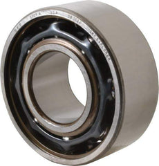 SKF - 45mm Bore Diam, 100mm OD, Open Angular Contact Radial Ball Bearing - 39.7mm Wide, 2 Rows, Round Bore, 53,000 Lb Static Capacity, 72,800 Lb Dynamic Capacity - USA Tool & Supply
