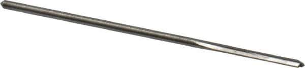 Hertel - 0.0455" Solid Carbide 4 Flute Chucking Reamer - Straight Flute, 0.0455" Straight Shank, 3/8" Flute Length, 1-1/2" OAL - USA Tool & Supply