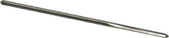 Hertel - 0.0455" Solid Carbide 4 Flute Chucking Reamer - Straight Flute, 0.0455" Straight Shank, 3/8" Flute Length, 1-1/2" OAL - USA Tool & Supply