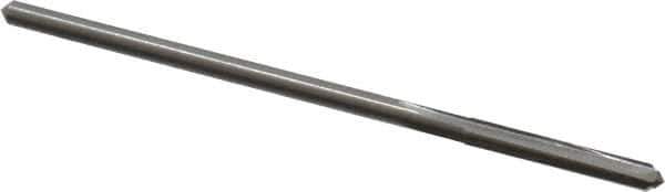 Hertel - 0.0745" Solid Carbide 4 Flute Chucking Reamer - Straight Flute, 0.0745" Straight Shank, 1/2" Flute Length, 1-3/4" OAL - USA Tool & Supply