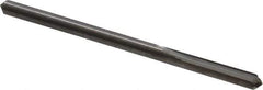 Hertel - 0.1275" Solid Carbide 4 Flute Chucking Reamer - Straight Flute, 0.1275" Straight Shank, 5/8" Flute Length, 2-1/4" OAL - USA Tool & Supply