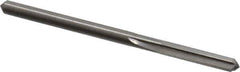 Hertel - 0.1545" Solid Carbide 4 Flute Chucking Reamer - Straight Flute, 0.1545" Straight Shank, 3/4" Flute Length, 2-1/2" OAL - USA Tool & Supply