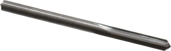 Hertel - 0.183" Solid Carbide 4 Flute Chucking Reamer - Straight Flute, 0.183" Straight Shank, 7/8" Flute Length, 2-3/4" OAL - USA Tool & Supply