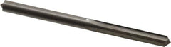 Hertel - 0.214" Solid Carbide 4 Flute Chucking Reamer - Straight Flute, 0.214" Straight Shank, 1" Flute Length, 3" OAL - USA Tool & Supply