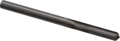 Hertel - 0.216" Solid Carbide 4 Flute Chucking Reamer - Straight Flute, 0.216" Straight Shank, 1" Flute Length, 3" OAL - USA Tool & Supply